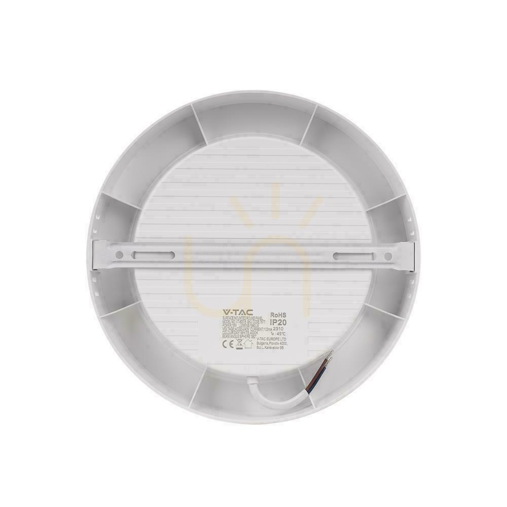 Pohled Round surface-mounted V-TAC VT-60018 LED panel 18 W 4000 K 1980 lm Round surface-mounted V-TAC VT-60018 LED panel 18 W 4000 K 1980 lm