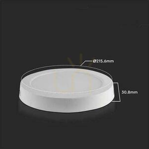 V-TAC Surface Mounted LED Panel Premium Downlight 18W Round fi215 VT-60018 6500K 1980lm. small 3