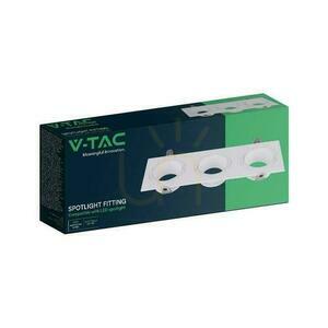 Bílé trojité zápustné svítidlo V-TAC VT-441 3×GU10 max. 35 W IP20 small 1