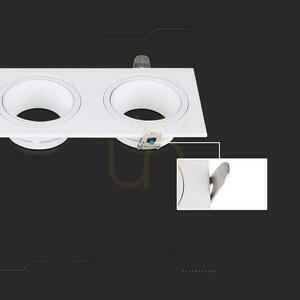 Bílé trojité zápustné svítidlo V-TAC VT-441 3×GU10 max. 35 W IP20 small 3