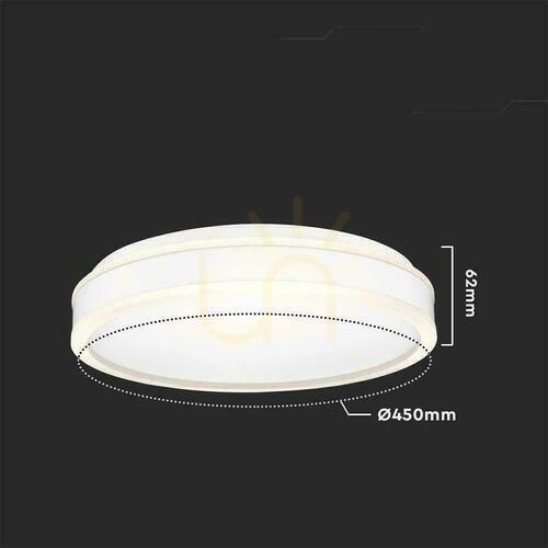 Kontrola Plafond V-TAC 24W LED 3v1 bílý kulatý fi.45cm VT-7780 4000K 2500lm