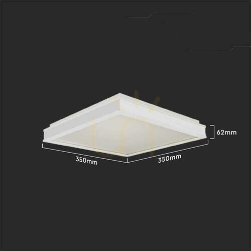 Kontrola Plafond V-TAC 18W LED 3v1 White Square 45x45cm VT-7757 4000K 1490lm