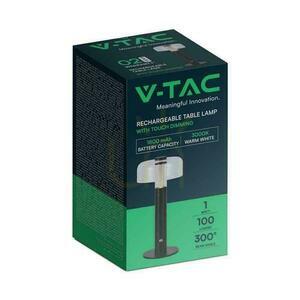 V-TAC 1W LED stolní lampa na noční stolek 30cm USB nabíjení stmívatelná černá VT-1049 3000K 100lm 1 V-TAC 1W LED stolní lampa na noční stolek 30cm USB nabíjení stmívatelná černá VT-1049 3000K 100lm small 1