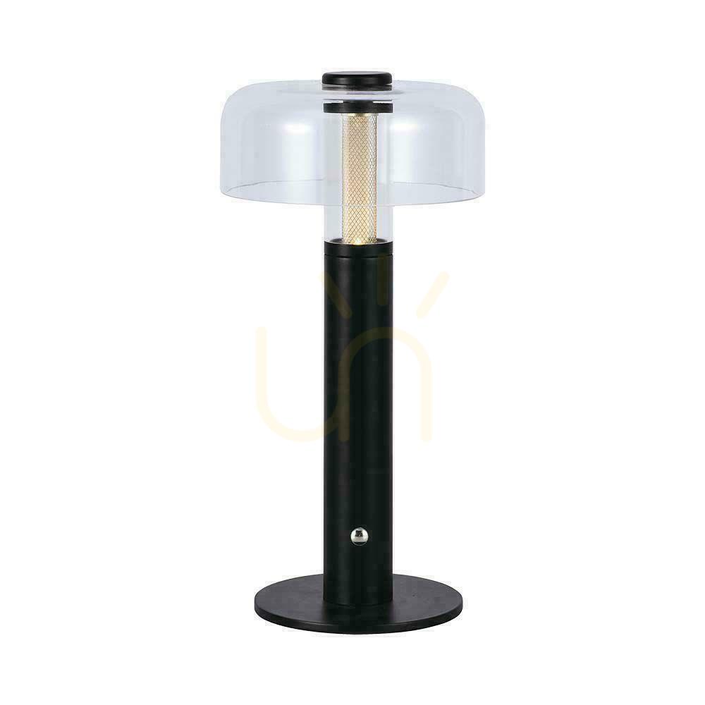 Kontrola V-TAC 1W LED stolní lampa na noční stolek 30cm USB nabíjení stmívatelná černá VT-1049 3000K 100lm V-TAC 1W LED stolní lampa na noční stolek 30cm USB nabíjení stmívatelná černá VT-1049 3000K 100lm