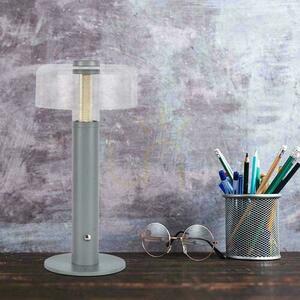 V-TAC 1W LED stolní lampa na noční stolek 30cm USB nabíjení stmívatelná šedá VT-1049 3000K 100lm small 6