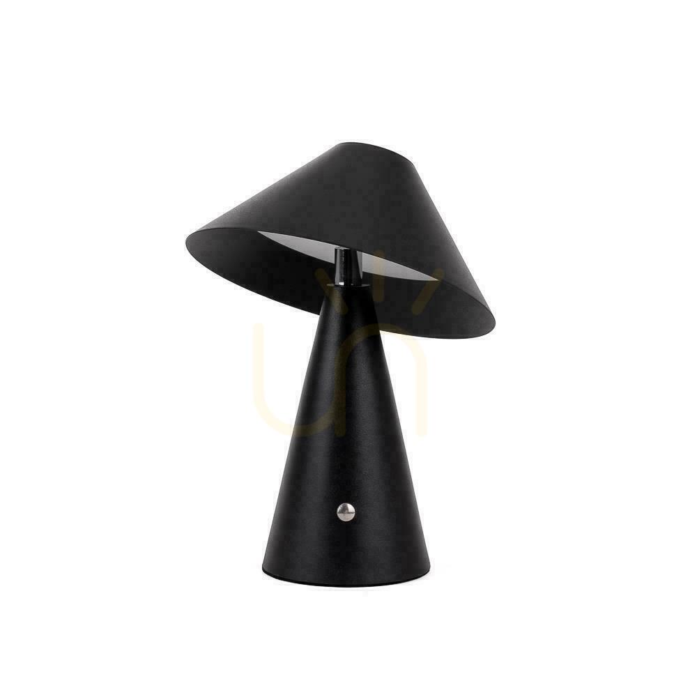 Pohled V-TAC 3W LED 24cm stolní noční světlo USB nabíjení stmívatelné černé VT-1051 3000K-6000K 200lm. V-TAC 3W LED 24cm stolní noční světlo USB nabíjení stmívatelné černé VT-1051 3000K-6000K 200lm.