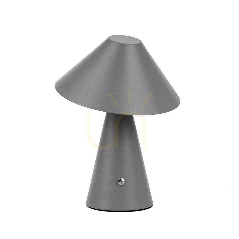 Náhled V-TAC 3W LED stolní lampa na noční stolek 24 cm USB nabíjení stmívatelná šedá VT-1051 3000K-6000K 200lm V-TAC 3W LED stolní lampa na noční stolek 24 cm USB nabíjení stmívatelná šedá VT-1051 3000K-6000K 200lm