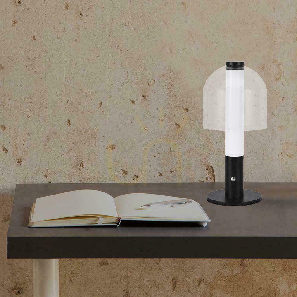Kontrola V-TAC 2W LED stolní lampa na noční stolek 30cm USB nabíjení stmívatelná černá VT-1056 3000K 100lm V-TAC 2W LED stolní lampa na noční stolek 30cm USB nabíjení stmívatelná černá VT-1056 3000K 100lm