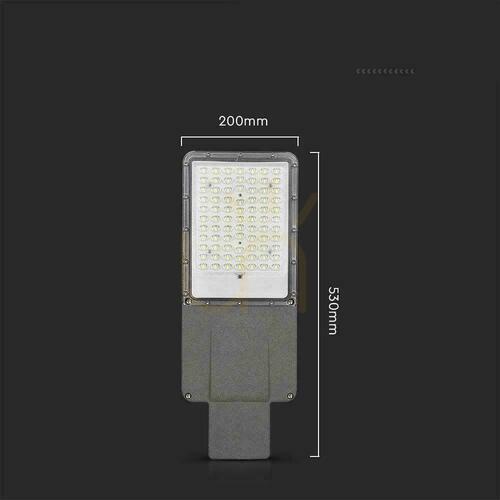 Kontrola Solarnа oprawa uliczna LED V-TAC VT-15300ST 4000 K 3500 lm IP65 z panelem 70 W