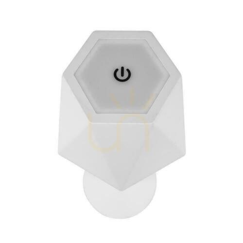 Kontrola V-TAC 4W LED stolní lampa na noční stolek 37cm USB nabíjení Stmívatelná bílá VT-1034 3000K-6000k 150lm
