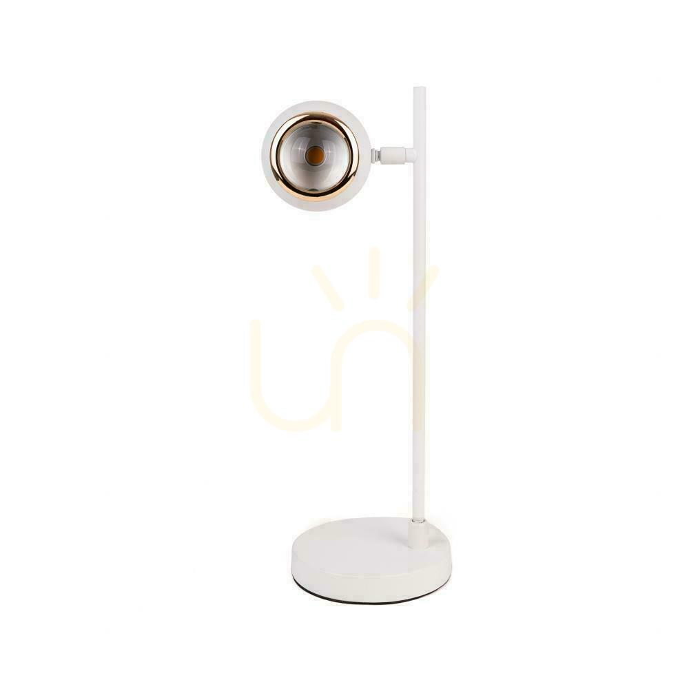 Pohled V-TAC 6W LED lampa na noční stolek 45 cm bílá VT-7506 3000K 500lm. V-TAC 6W LED lampa na noční stolek 45 cm bílá VT-7506 3000K 500lm.