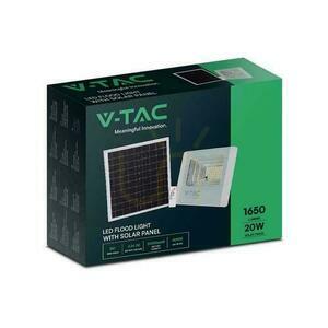 V-TAC 20W bílý IP65 solární LED projektor, dálkové ovládání, časovač VT-60W 4000K 1650lm. 3 V-TAC 20W bílý IP65 solární LED projektor, dálkové ovládání, časovač VT-60W 4000K 1650lm. small 3