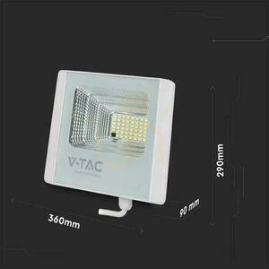 V-TAC Solární LED projektor 40W bílý IP65, dálkové ovládání, časovač VT-200W 4000K 3100lm. small 4