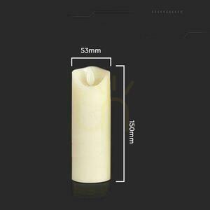 LED svíčka V-TAC 53x150mm VT-7568 2700K small 5