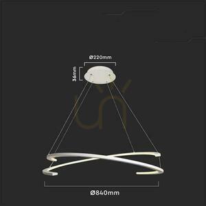 V-TAC LED závěsné svítidlo 48W 80x120cm Stmívatelné VT-7908 3000K 5150lm small 1
