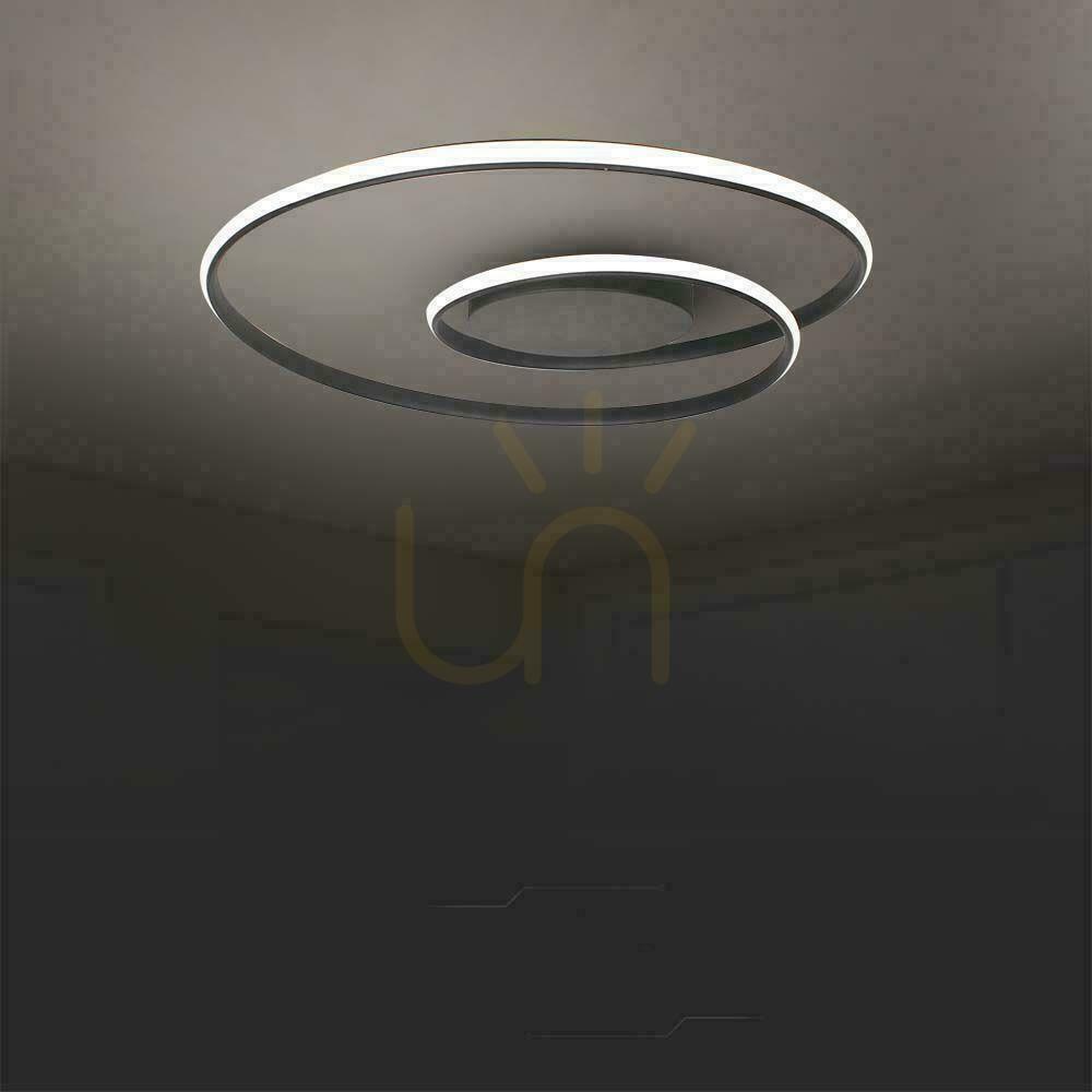 Pohled V-TAC 48W LED stmívatelné stropní svítidlo černé VT-7911 3000K 5150lm. V-TAC 48W LED stmívatelné stropní svítidlo černé VT-7911 3000K 5150lm.