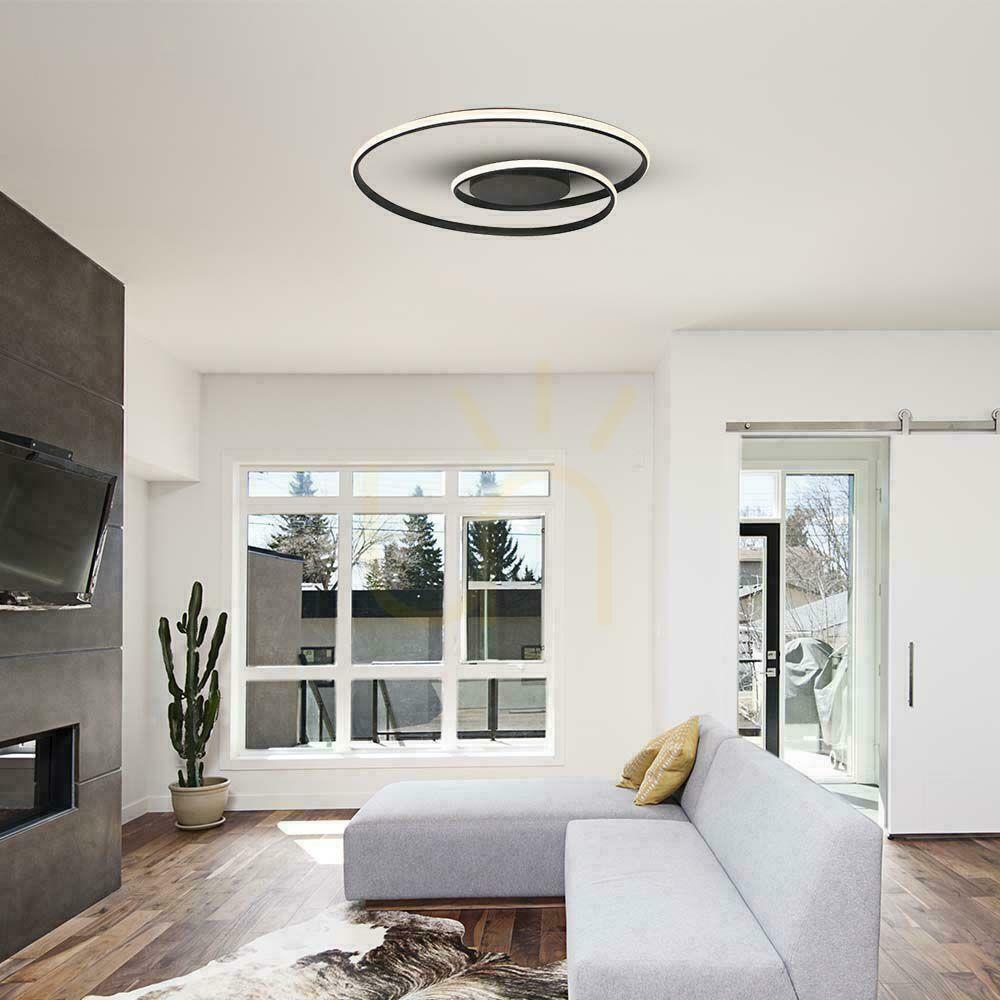 Náhled V-TAC 48W LED stmívatelné stropní svítidlo černé VT-7911 3000K 5150lm. V-TAC 48W LED stmívatelné stropní svítidlo černé VT-7911 3000K 5150lm.