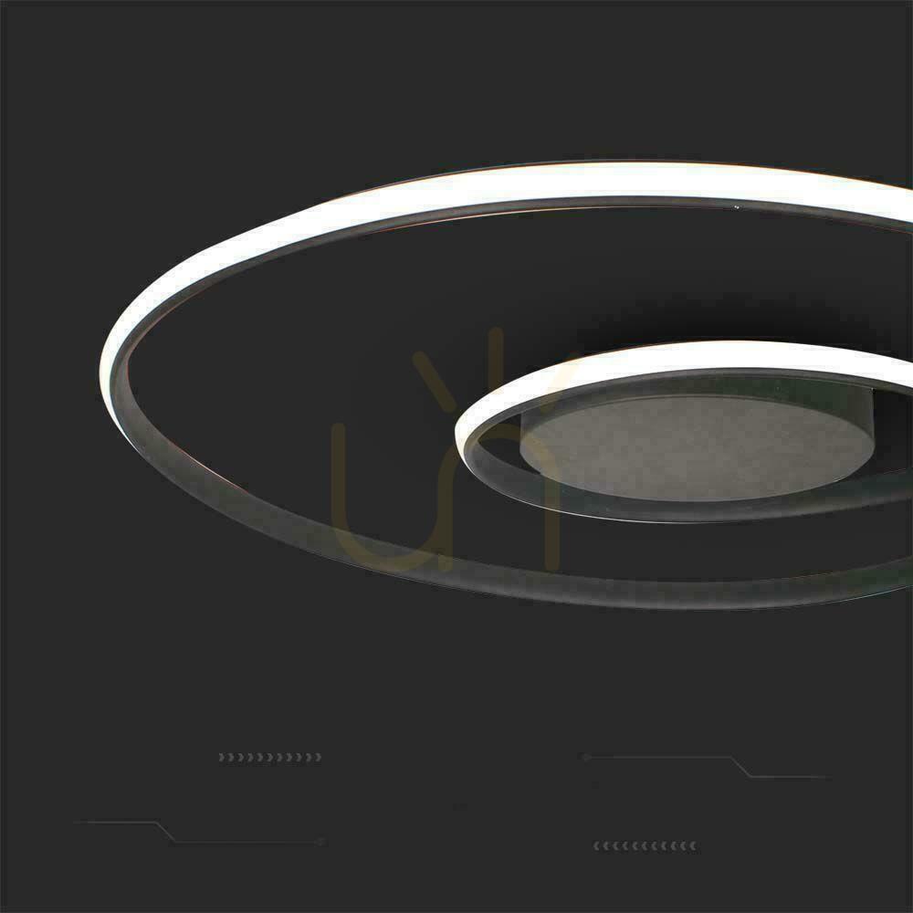 Zobrazit V-TAC 48W LED stmívatelné stropní svítidlo černé VT-7911 3000K 5150lm. V-TAC 48W LED stmívatelné stropní svítidlo černé VT-7911 3000K 5150lm.