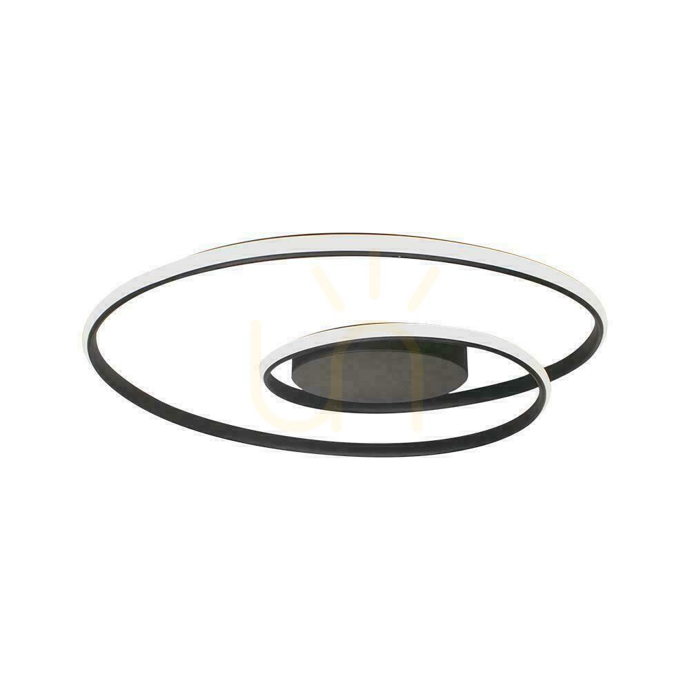 Kontrola V-TAC 48W LED stmívatelné stropní svítidlo černé VT-7911 3000K 5150lm. V-TAC 48W LED stmívatelné stropní svítidlo černé VT-7911 3000K 5150lm.
