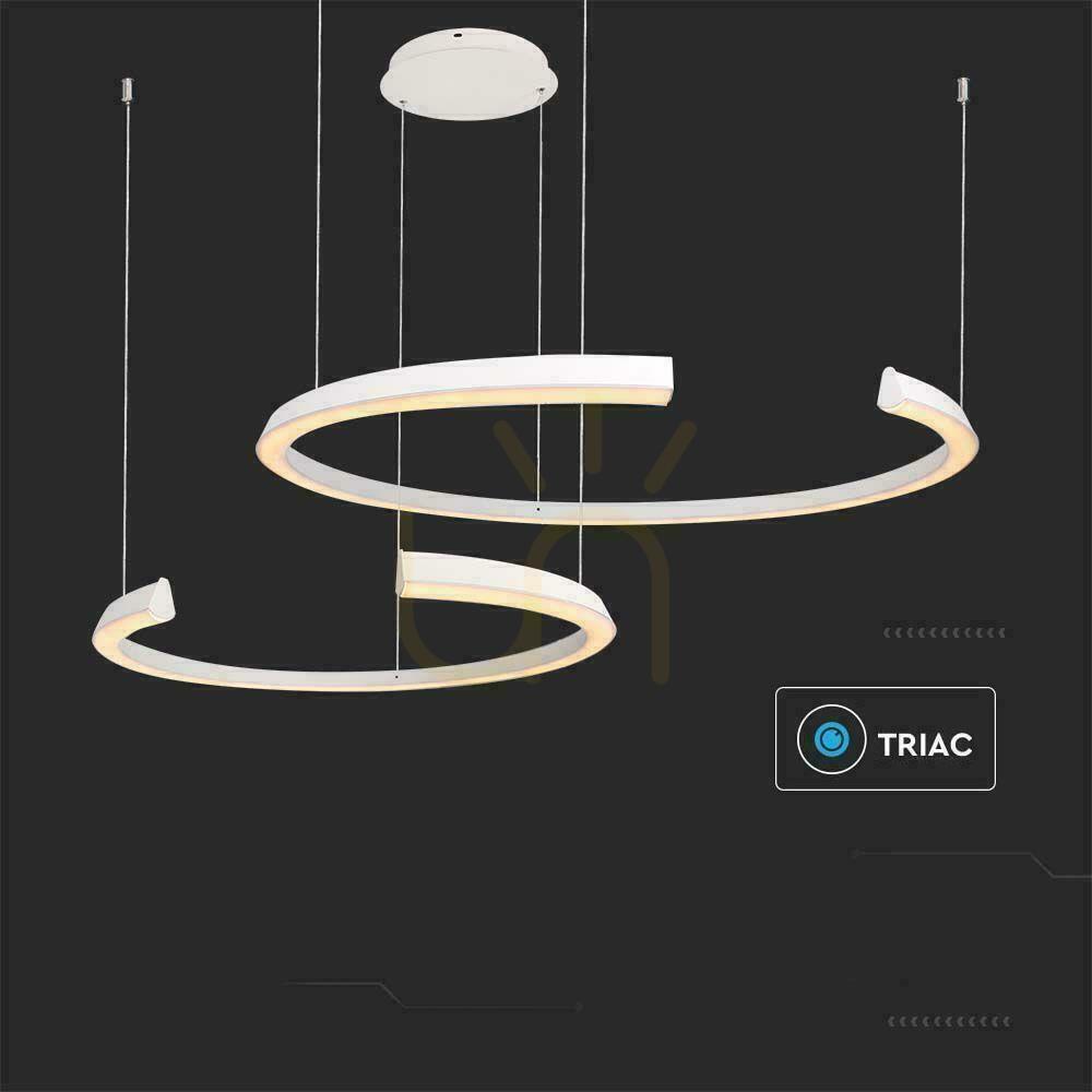 Náhled V-TAC 48W LED závěsné svítidlo stmívatelné bílé VT-7914 3000K 5150lm V-TAC 48W LED závěsné svítidlo stmívatelné bílé VT-7914 3000K 5150lm