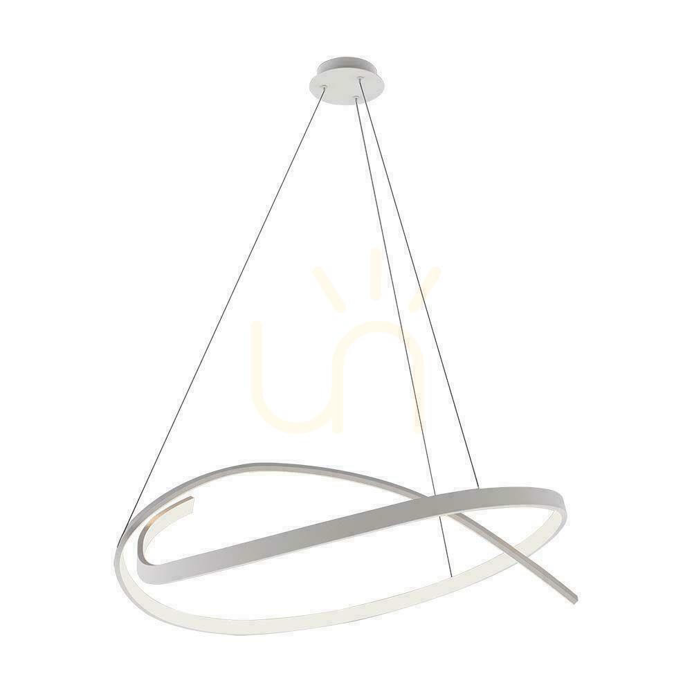 Kontrola V-TAC 48W LED závěsné svítidlo stmívatelné bílé VT-7916 3000K 5150lm V-TAC 48W LED závěsné svítidlo stmívatelné bílé VT-7916 3000K 5150lm