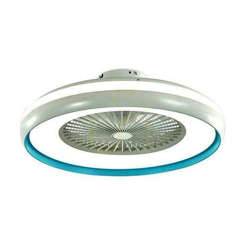 Kontrola V-TAC 45W LED stropní ventilátor RF Pilot CCT Blue VT-5022 3000lm