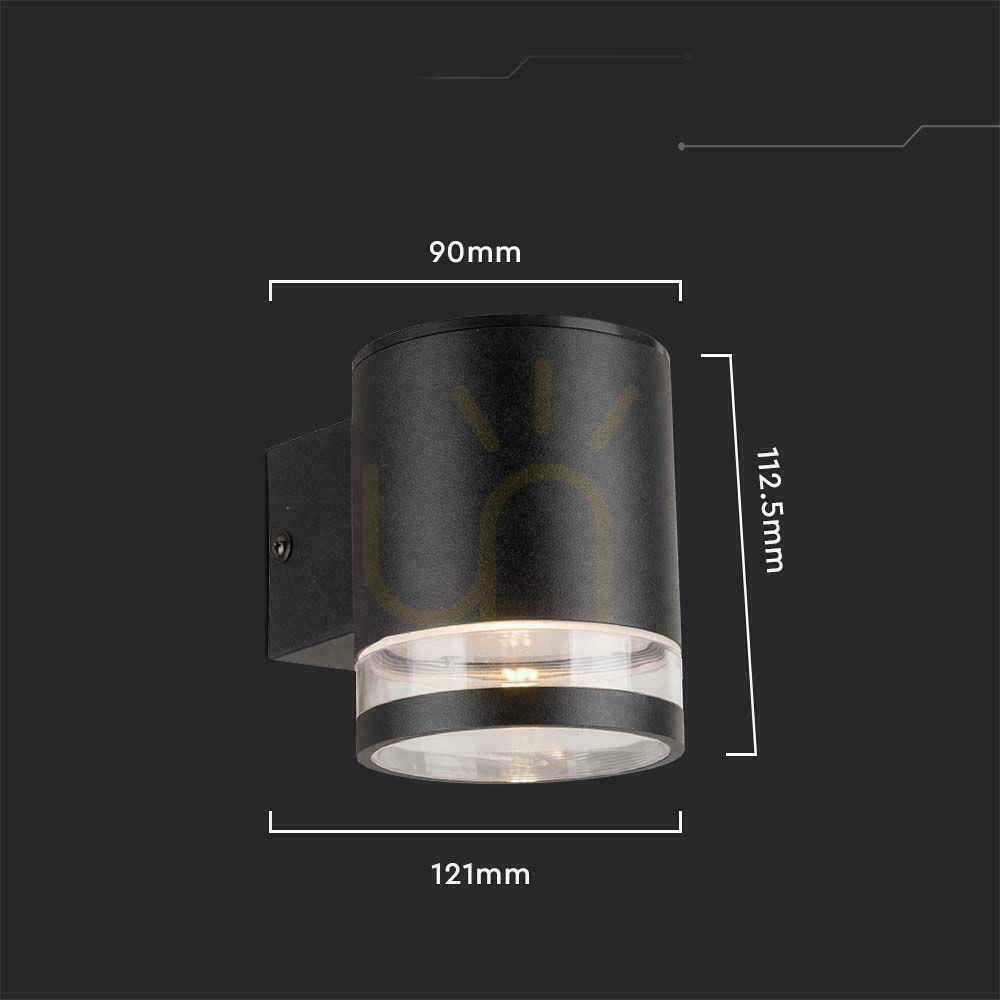 Náhled V-TAC 1W LED černá IP54 VT-1139 3000K 70lm Solární zahradní nástěnná lampa 3 roky záruka V-TAC 1W LED černá IP54 VT-1139 3000K 70lm Solární zahradní nástěnná lampa 3 roky záruka