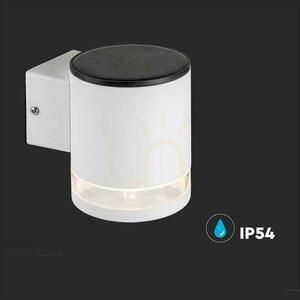 Zahradní nástěnná lampa Solární V-TAC 1W LED White IP54 VT-1139 3000K 70lm 3 roky záruka 3 Zahradní nástěnná lampa Solární V-TAC 1W LED White IP54 VT-1139 3000K 70lm 3 roky záruka small 3