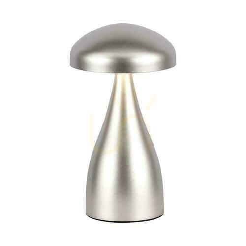 Kontrola V-TAC 1W LED stolní lampa na noční stolek 22cm USB nabíjení stmívatelná zlatá VT-1041 3000K-6000K 55lm