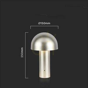 V-TAC 1W LED lampa na noční stolek 25 cm USB nabíjení stmívatelná zlatá VT-1047 3000K-6000K 200lm. 2 V-TAC 1W LED lampa na noční stolek 25 cm USB nabíjení stmívatelná zlatá VT-1047 3000K-6000K 200lm. small 2