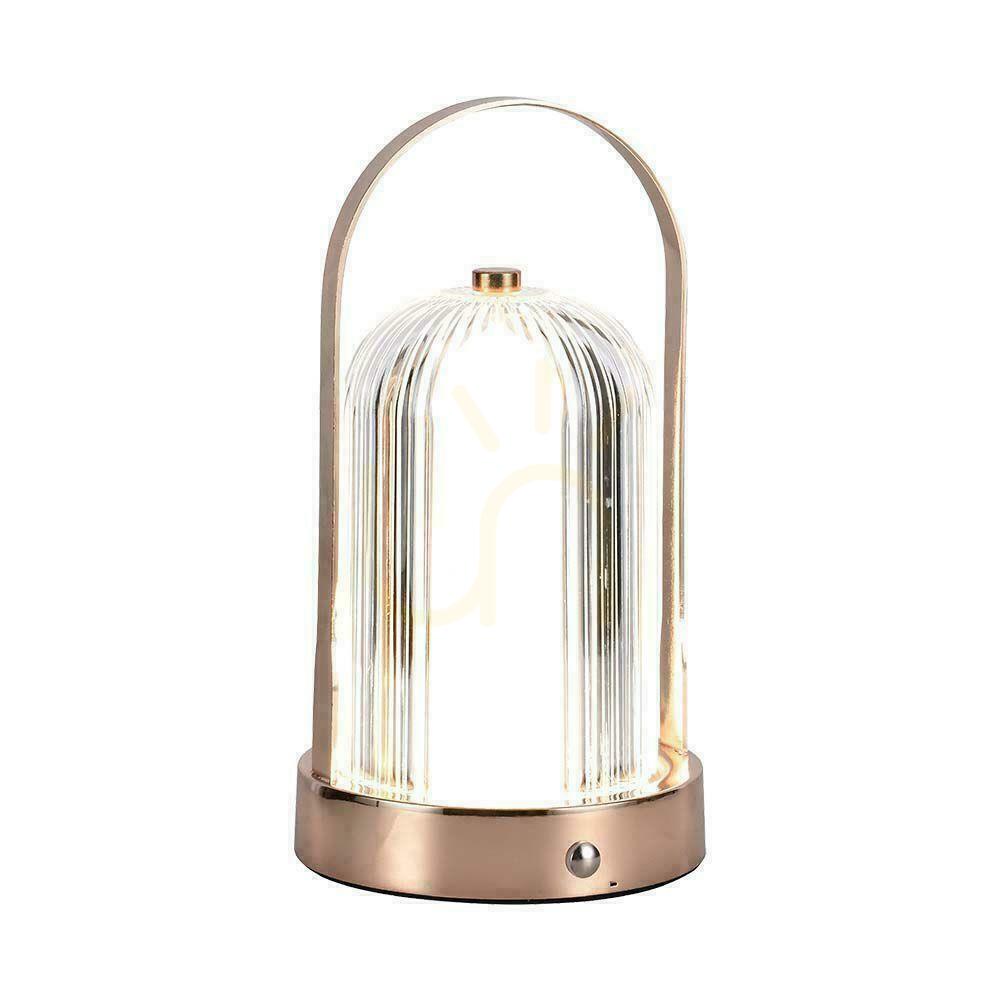 Kontrola V-TAC 1W LED stolní lampa na noční stolek 22cm USB nabíjení stmívatelná matně zlatá VT-1057 3000K-6000K 55lm V-TAC 1W LED stolní lampa na noční stolek 22cm USB nabíjení stmívatelná matně zlatá VT-1057 3000K-6000K 55lm