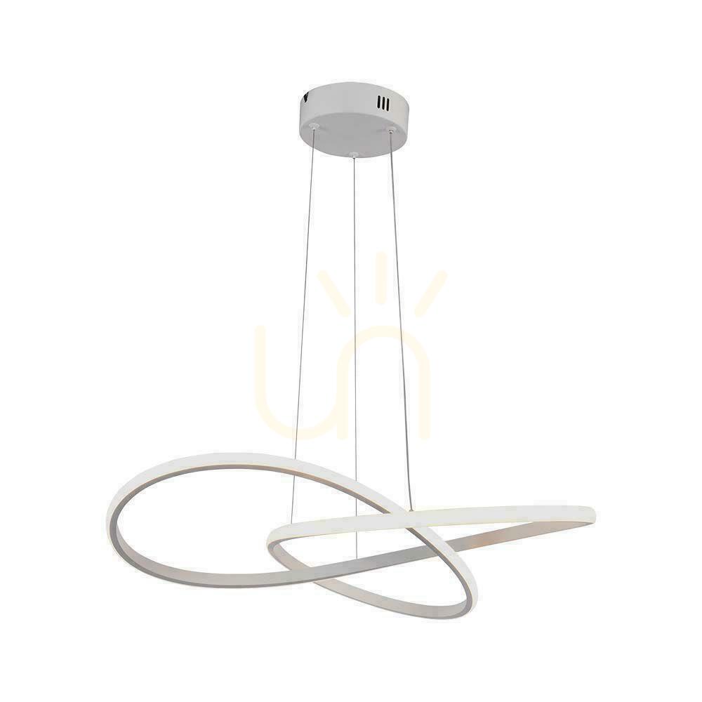 Kontrola V-TAC 20W LED závěsné svítidlo bílé VT-7799 3000K 2540lm V-TAC 20W LED závěsné svítidlo bílé VT-7799 3000K 2540lm