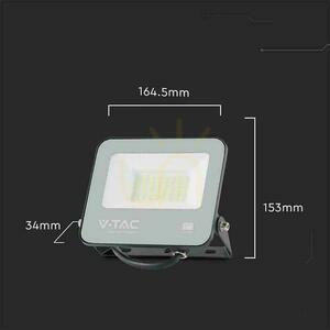 V-TAC LED projektor 30W 185Lm/W černý VT-4435 6500K 5550lm small 4