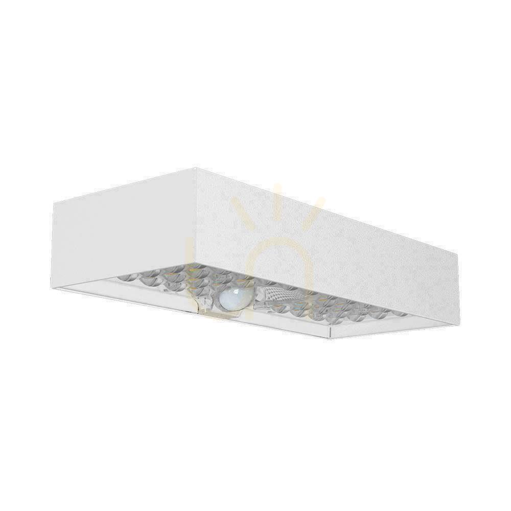 Kontrola V-TAC 6W bílé VT-406 4000K 900lm solární nástěnné zahradní svítidlo se senzorem pohybu. V-TAC 6W bílé VT-406 4000K 900lm solární nástěnné zahradní svítidlo se senzorem pohybu.