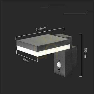 V-TAC 5,5W LED nástěnné solární svítidlo čtvercové IP54 VT-1147 3000K 220lm 3 roky záruka 2 V-TAC 5,5W LED nástěnné solární svítidlo čtvercové IP54 VT-1147 3000K 220lm 3 roky záruka small 2