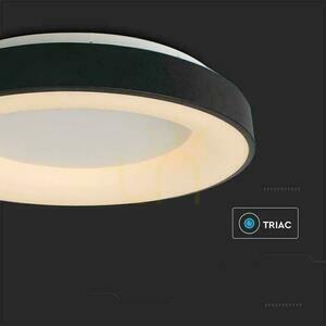 V-TAC 49W LED stmívatelný stropní plafon 60x9cm černý VT-7925 3000K 5220lm. small 2