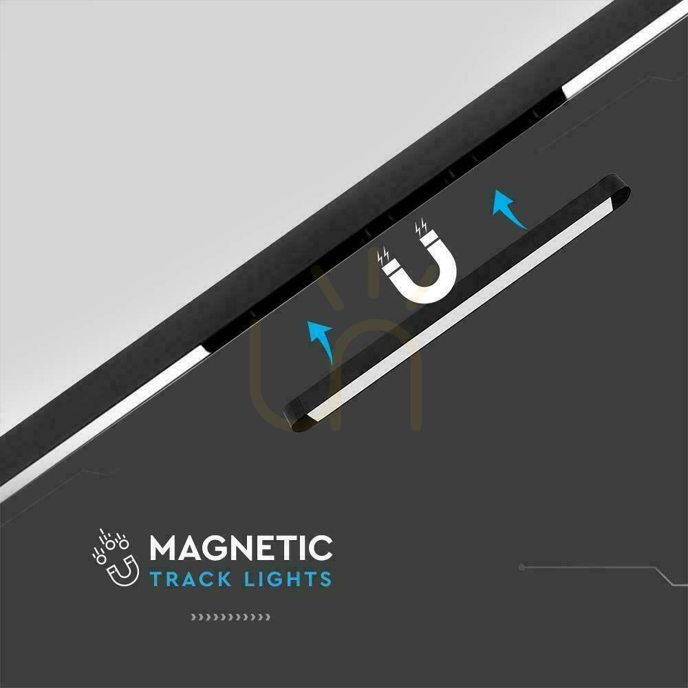 Pohled Svítidlo Magnetický sběrnicový systém 48V V-TAC 18W LED 82st VT-4218 4000K 2000lm Záruka 3 roky Svítidlo Magnetický sběrnicový systém 48V V-TAC 18W LED 82st VT-4218 4000K 2000lm Záruka 3 roky