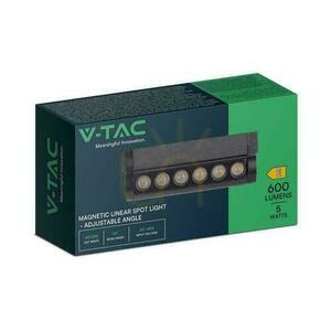 Svítidlo Projektor Magnetic Rail System 48V V-TAC 5W LED 34st VT-4205 6400K 600lm Záruka 3 roky 4 Svítidlo Projektor Magnetic Rail System 48V V-TAC 5W LED 34st VT-4205 6400K 600lm Záruka 3 roky small 4