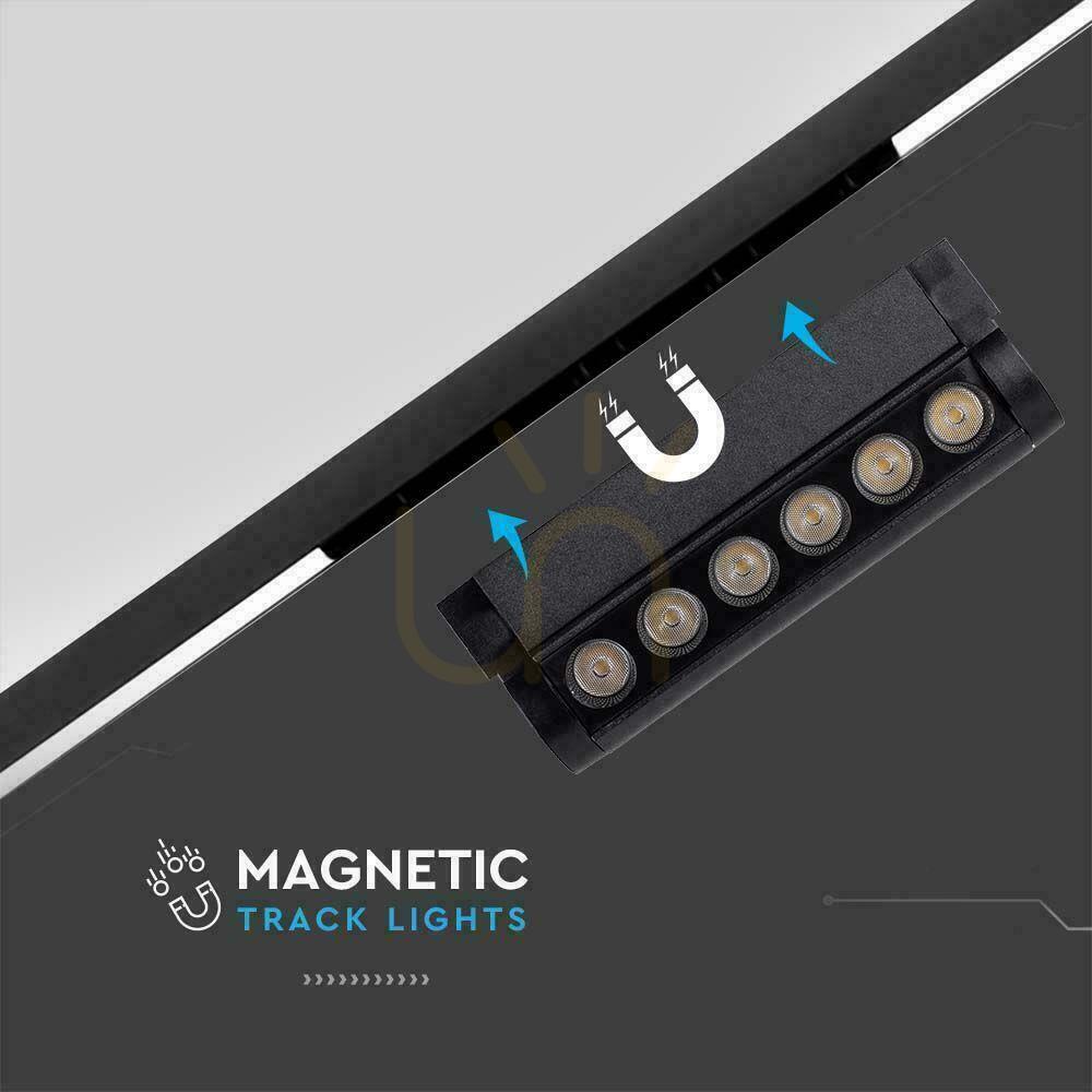 Zobrazit Svítidlo Projektor Magnetic Rail System 48V V-TAC 5W LED 34st VT-4205 6400K 600lm Záruka 3 roky Svítidlo Projektor Magnetic Rail System 48V V-TAC 5W LED 34st VT-4205 6400K 600lm Záruka 3 roky