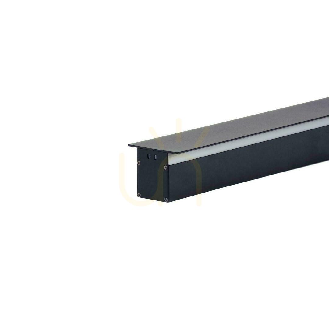 Pohled LED Line V-TAC 23W IP65 antracitové 140cm nástěnné svítidlo VT-1178 4000K 3150lm. LED Line V-TAC 23W IP65 antracitové 140cm nástěnné svítidlo VT-1178 4000K 3150lm.