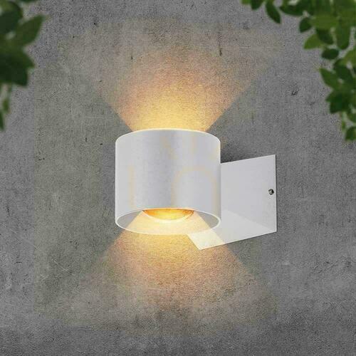 Kontrola Bílé venkovní nástěnné svítidlo V-TAC VT-1179-W 10444 LED 5 W 500 lm 4000 K IP65 nahoru-dolů