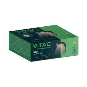 V-TAC 5W nástěnná černá IP65 VT-1180 3000K+4000K 600lm Nástěnná montáž. small 2
