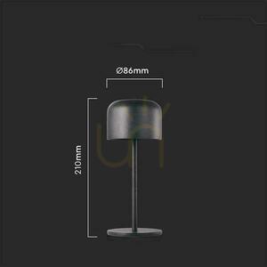 V-TAC 1,5W LED lampa na noční stolek 21cm nabíjecí stmívatelná černá VT-1181 2700K-5700K 150lm 2 V-TAC 1,5W LED lampa na noční stolek 21cm nabíjecí stmívatelná černá VT-1181 2700K-5700K 150lm small 2