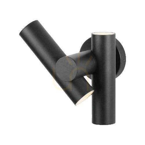 Kontrola Nástěnná lampa V-TAC 6W LED IP44 černá VT-1186 3000K 620lm.