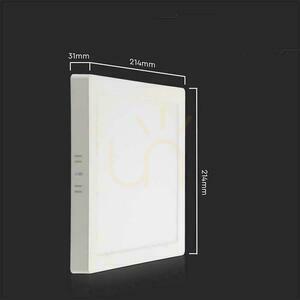 V-TAC Surface Mounted LED Panel Premium Downlight 18W Square 220x220 VT-61018 4000K 1980lm. 3 V-TAC Surface Mounted LED Panel Premium Downlight 18W Square 220x220 VT-61018 4000K 1980lm. small 3