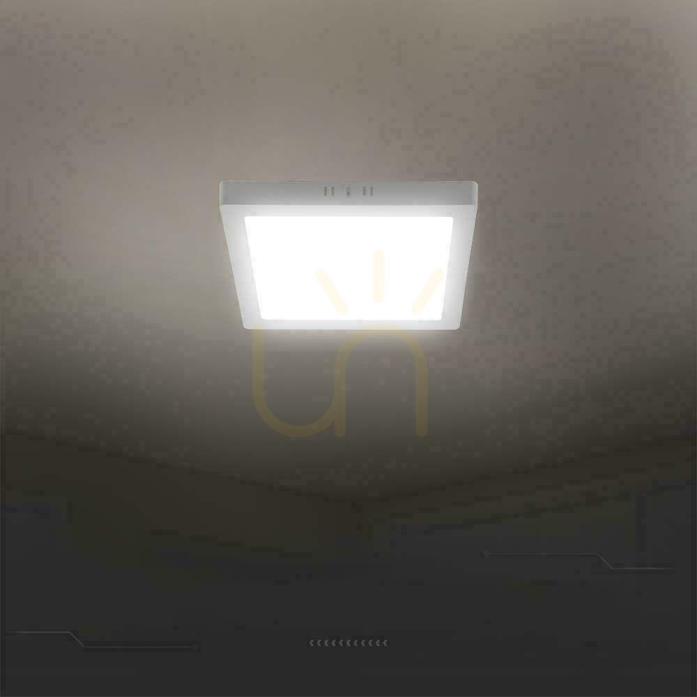 Zobrazit V-TAC Surface Mounted LED Panel Premium Downlight 18W Square 220x220 VT-61018 4000K 1980lm. V-TAC Surface Mounted LED Panel Premium Downlight 18W Square 220x220 VT-61018 4000K 1980lm.