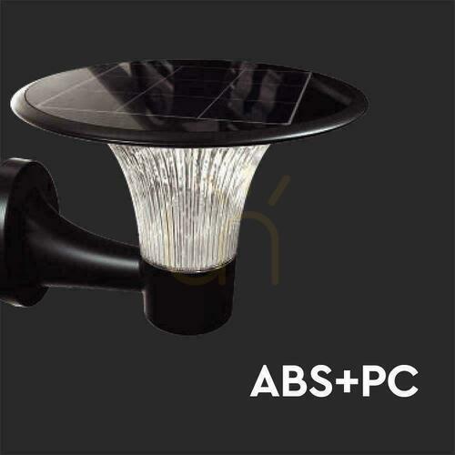 Kontrola Solární nástěnné svítidlo V-TAC VT-425 LED 15 W s čidlem pohybu, IP65, černé