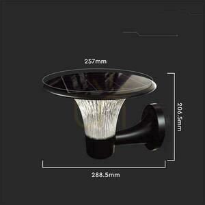 Solární nástěnné svítidlo V-TAC VT-425 LED 15 W s čidlem pohybu, IP65, černé small 3