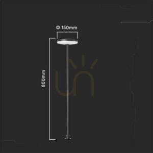 V-TAC 2-funkční zahradní svítidlo LED na stožár 12W IP65 80cm antracit VT-1160 3000K 1135lm 4 V-TAC 2-funkční zahradní svítidlo LED na stožár 12W IP65 80cm antracit VT-1160 3000K 1135lm small 4