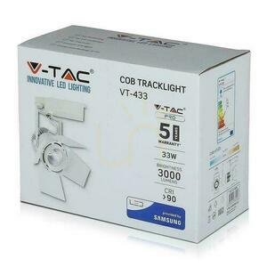 Lištové bodové svítidlo V-TAC VT-433-W 33 W LED Samsung COB třífázové bílé 3000 K 2640 lm CRI 90+ small 2